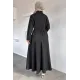 Kadın Büzgülü Düğmeli İkili Takım