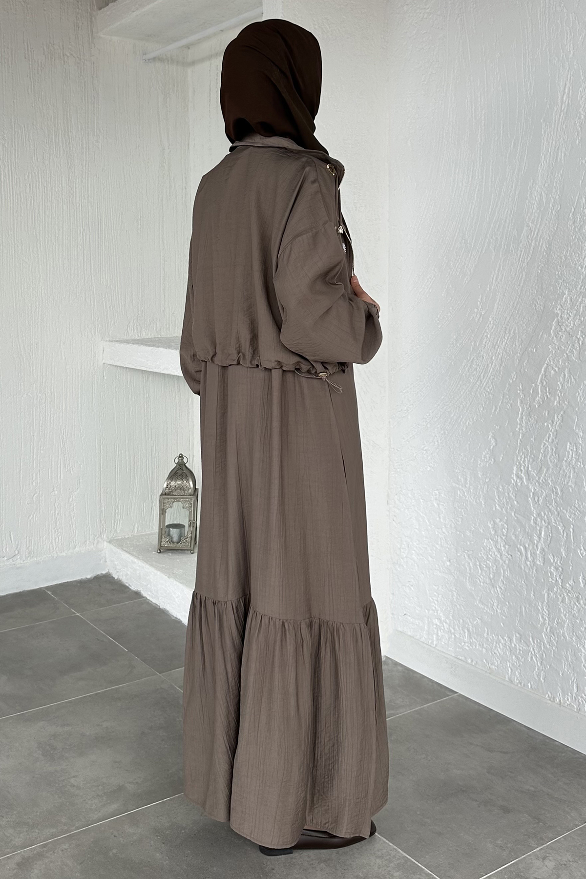 Kadın Ceketi Taşlı Elbise İkili Takım