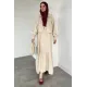 Kadın Ceketi Taşlı Elbise İkili Takım