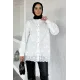 Kadın Çiçek Desenli Dantelli Gömlek
