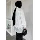 Kadın Çiçek Desenli Dantelli Gömlek