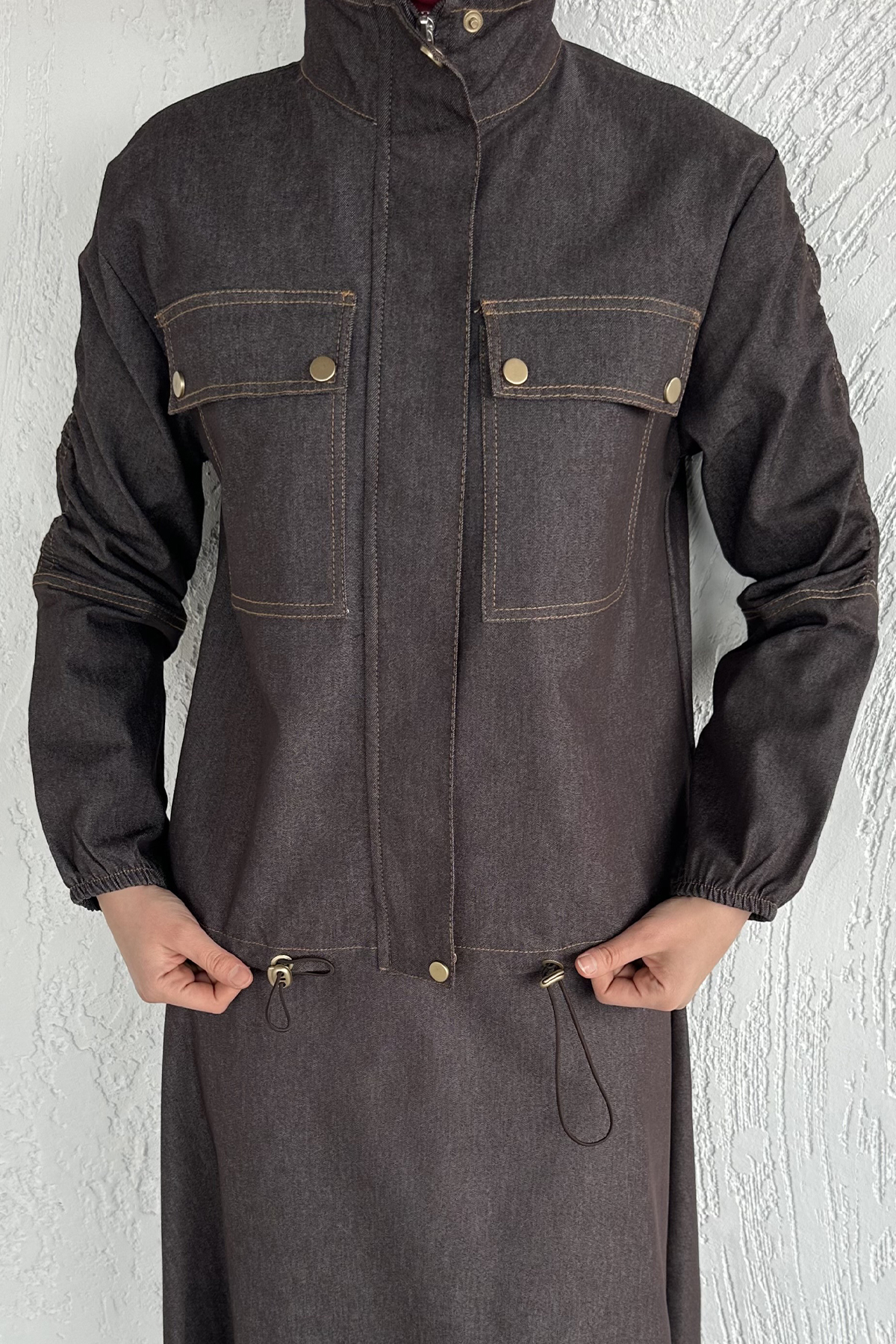 Kadın Etekli Jean Takım