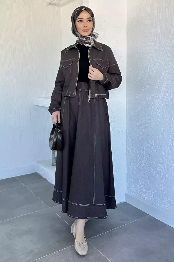 Kadın Jean İkili Takım