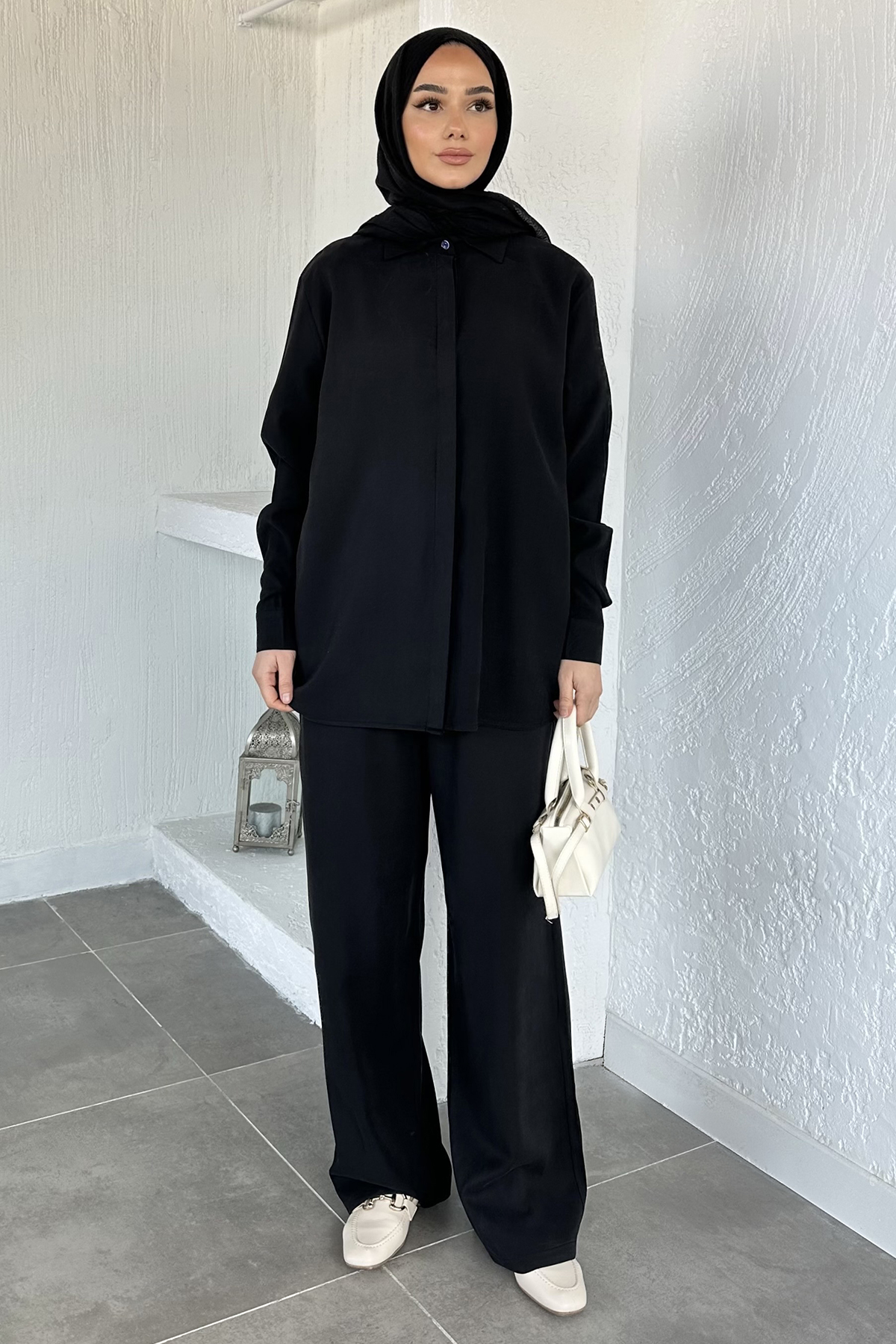 Kadın Gömlek Pantolon Takım