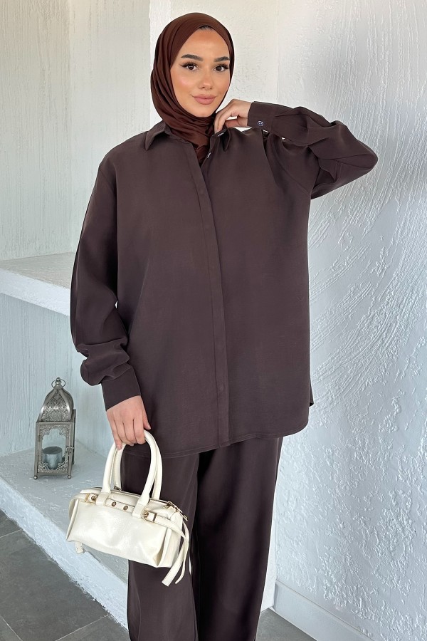 Kadın Gömlek Pantolon Takım