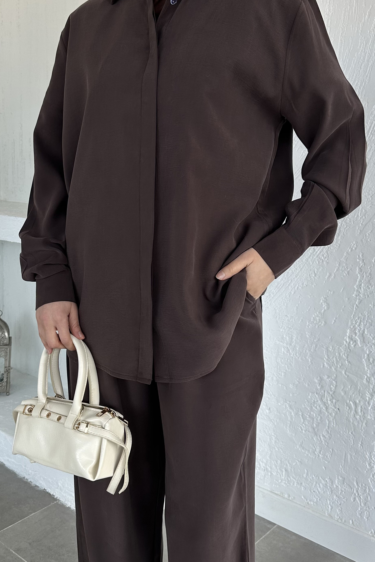 Kadın Gömlek Pantolon Takım