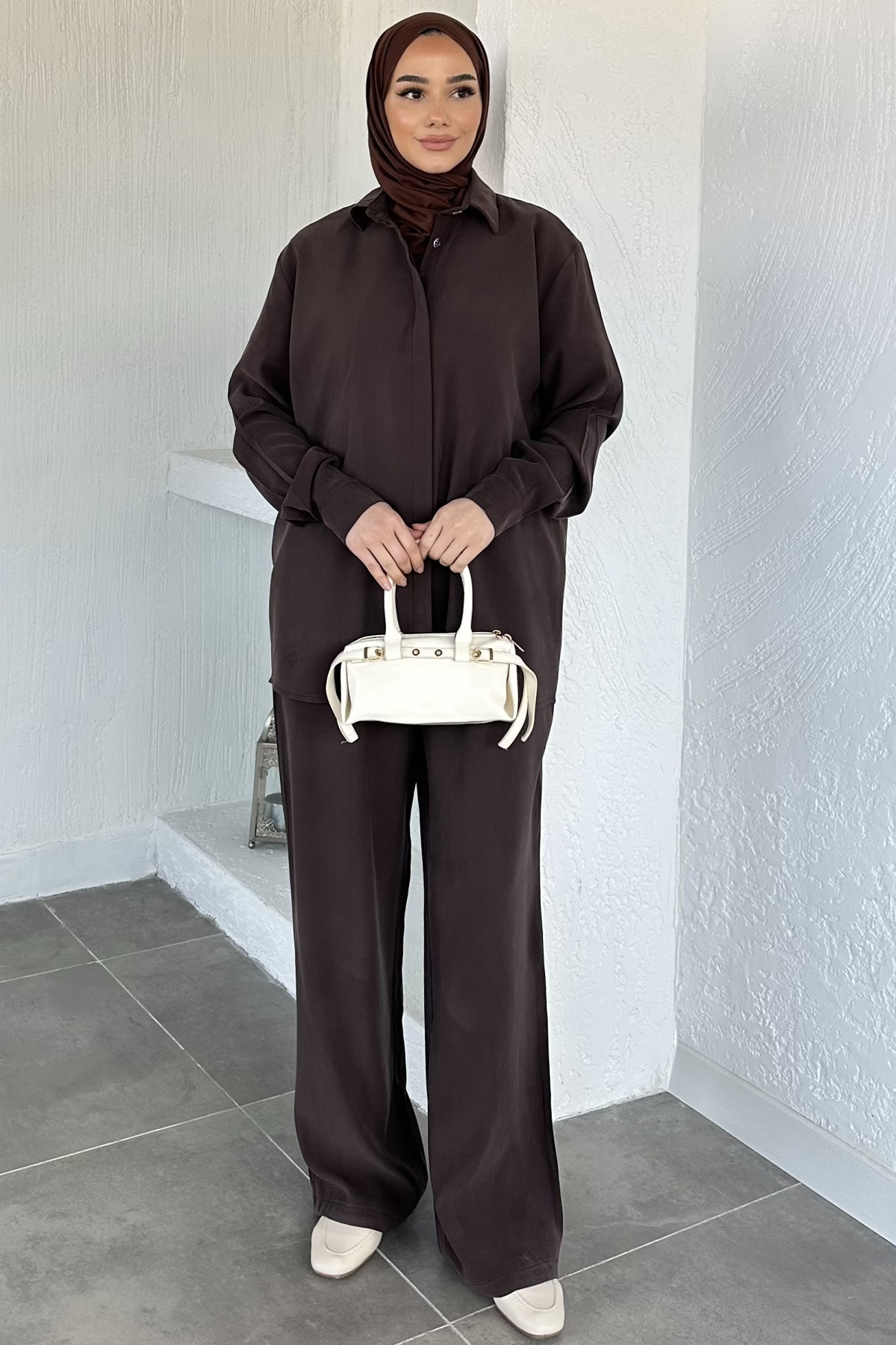Kadın Gömlek Pantolon Takım
