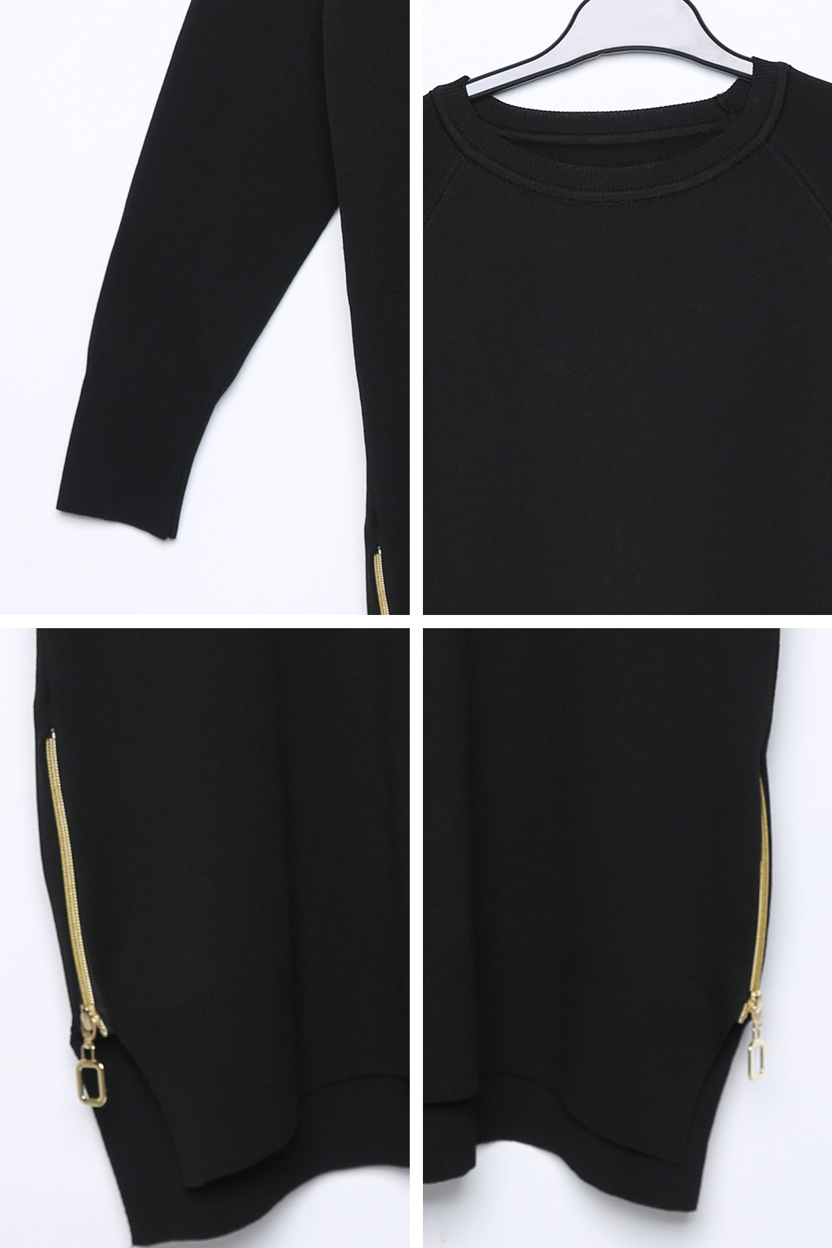 Kadın Yanı Fermuarlı Tunik