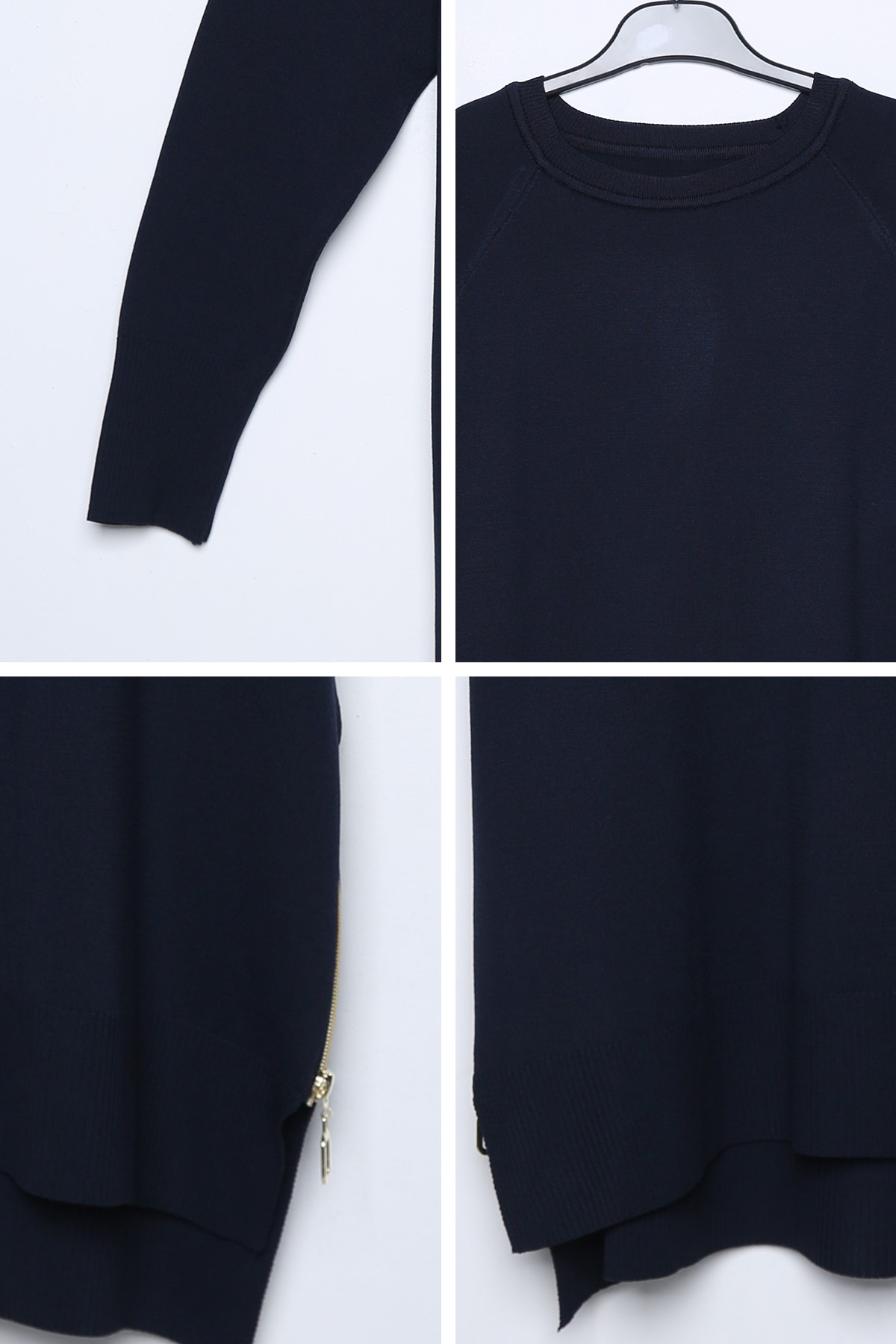 Kadın Yanı Fermuarlı Tunik