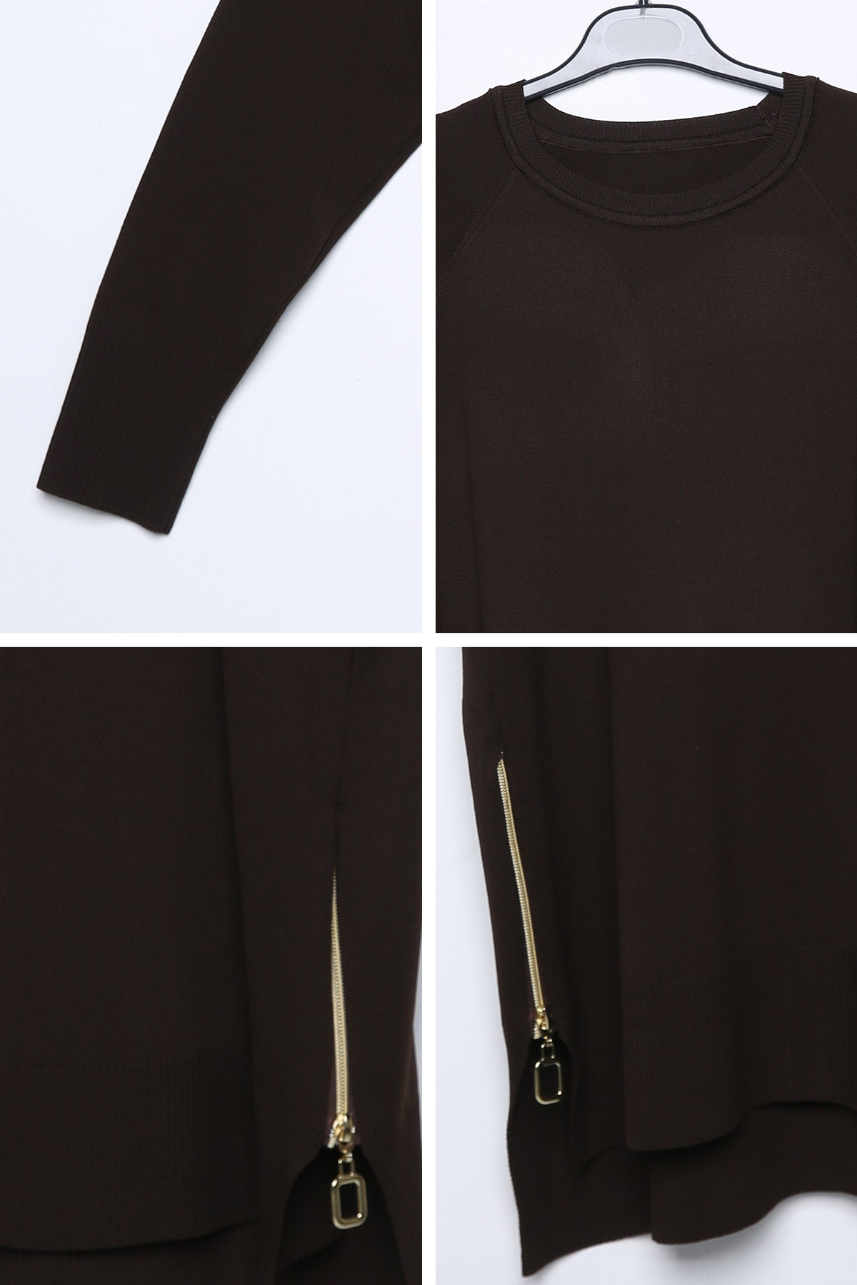 Kadın Yanı Fermuarlı Tunik