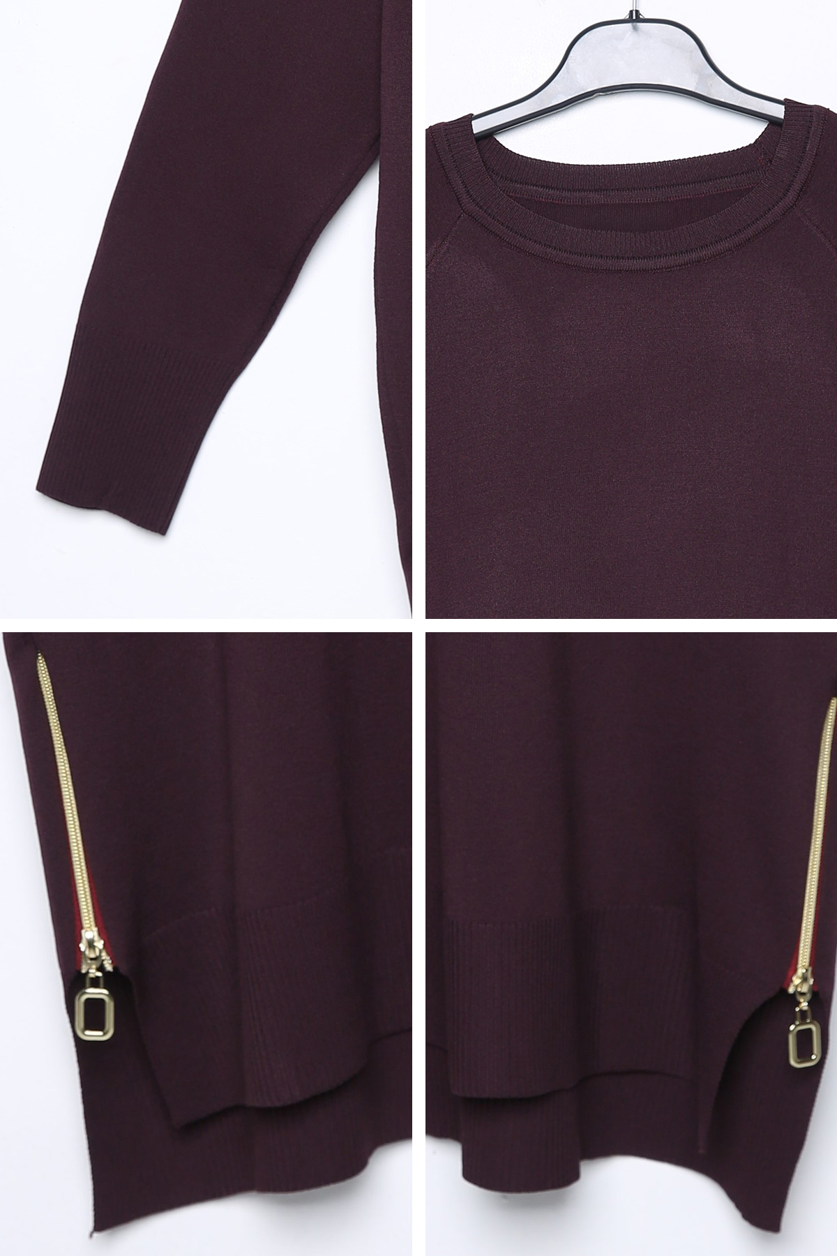 Kadın Yanı Fermuarlı Tunik