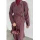 Kadın Ceket Yakalı Etekli Takım