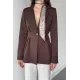 Kadın Piliseli Blazer Ceket