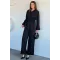 Kadın Oversize Bel Büzgülü İkili Takım