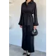 Kadın Oversize Bel Büzgülü İkili Takım