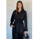 Kadın Oversize Bel Büzgülü İkili Takım