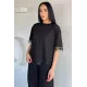 Kadın Kol Ve Etek Ucu Dantelli İkili Takım