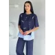 Kadın Taşlı Kumaş Detaylı İkili Takım