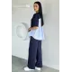 Kadın Taşlı Kumaş Detaylı İkili Takım