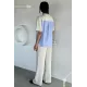 Kadın Taşlı Kumaş Detaylı İkili Takım