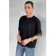Kadın Sırt Detaylı Dantelli Tshirt