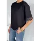 Kadın Sırt Detaylı Dantelli Tshirt