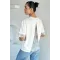 Kadın Sırt Detaylı Dantelli Tshirt