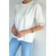 Kadın Sırt Detaylı Dantelli Tshirt