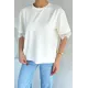 Kadın Sırt Detaylı Dantelli Tshirt