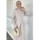 Kadın Büzgülü Düğmeli İkili Takım