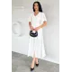 Kadın Kısa Kollu Yırtmaçlı Elbise