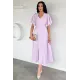 Kadın Kısa Kollu Yırtmaçlı Elbise