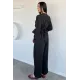 kadın bel drapeli ikili takım