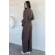 kadın bel drapeli ikili takım