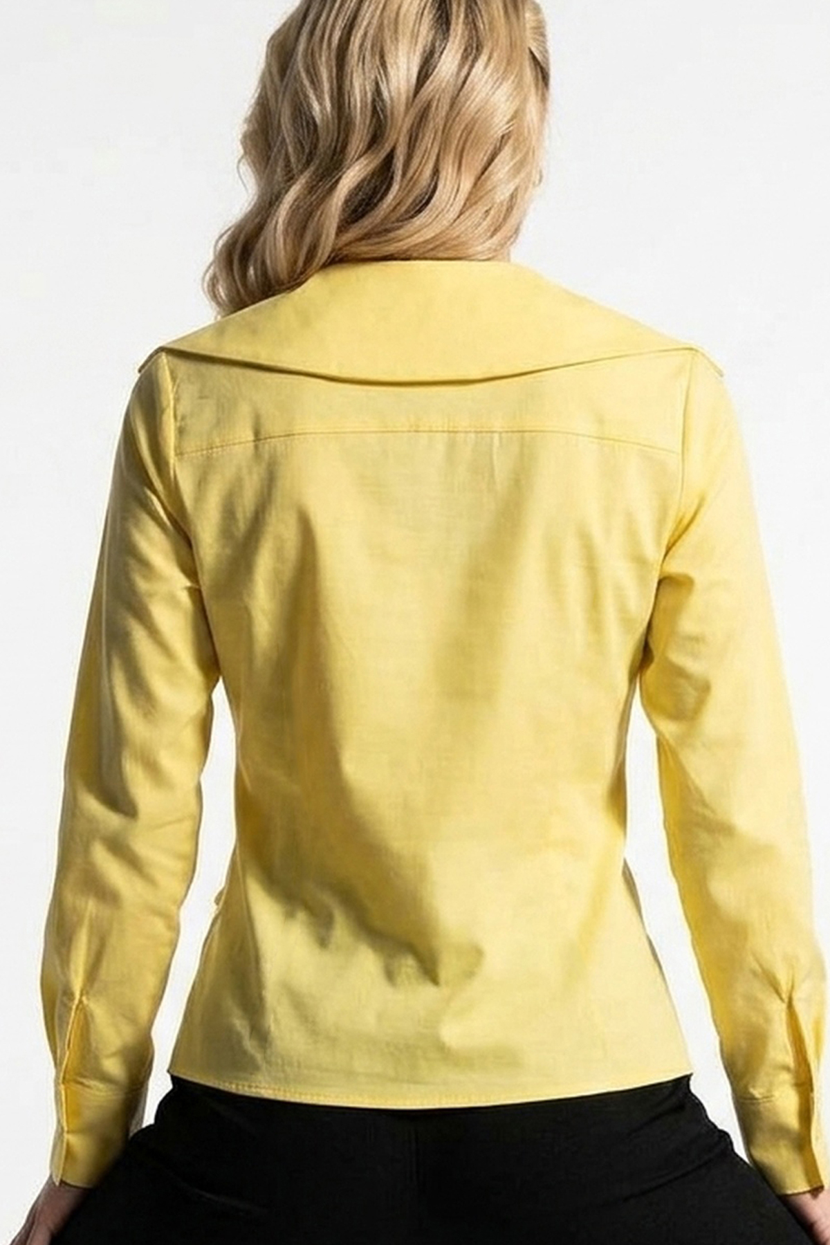 Kadın Bağlamalı Düz Gömlek