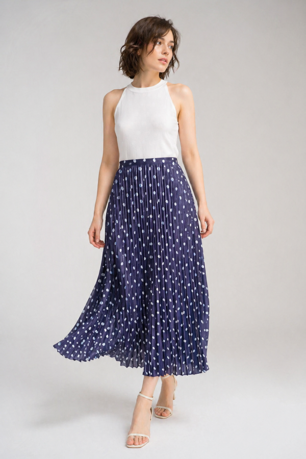 Kadın Puantiyeli Etek