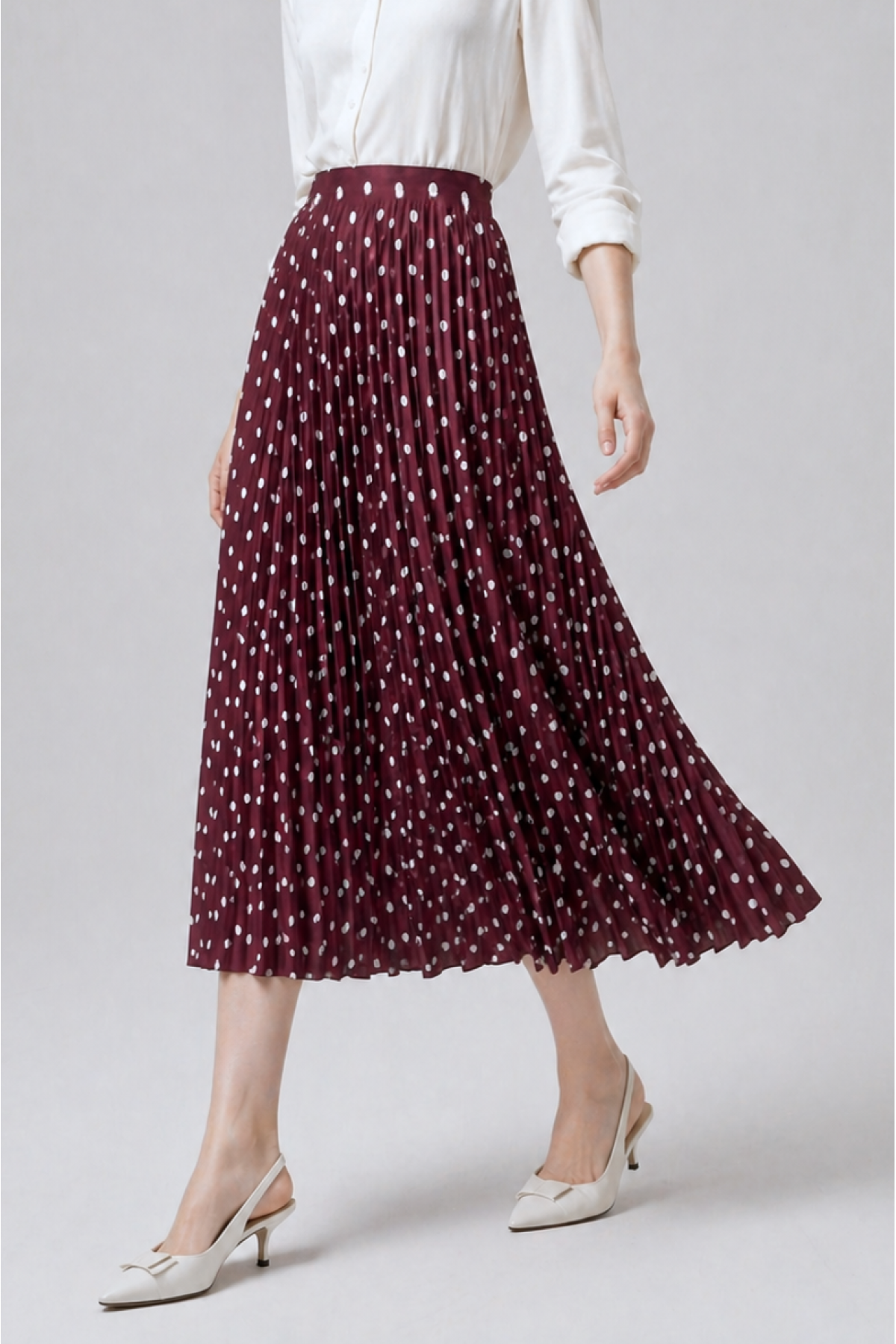Kadın Puantiyeli Etek