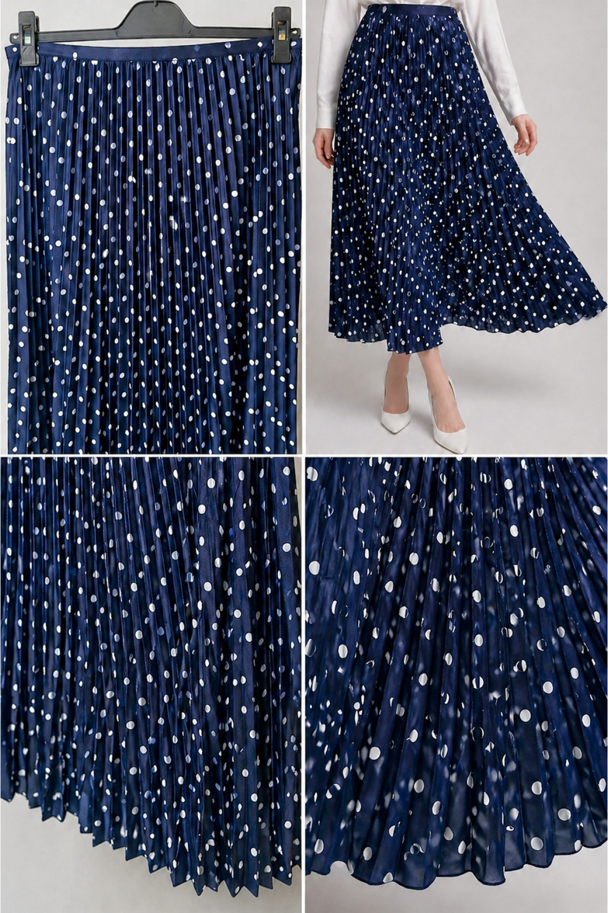 Kadın Puantiyeli Etek