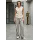Kadın Güneş Düğmeli Blazer Yelek