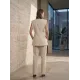 Kadın Kol Detaylı Blazer Yelek Takım