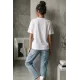 Kadın İnci Salkım Tişört