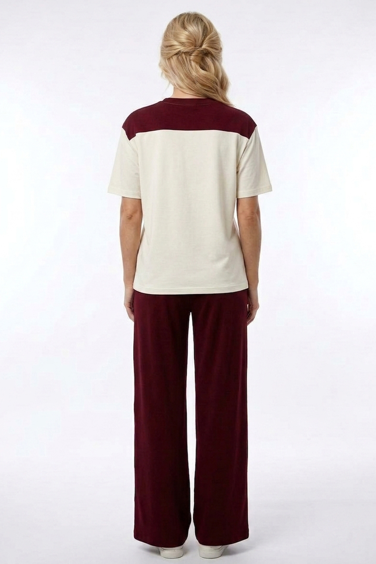 Kadın Bel Drapeli İkili Takım