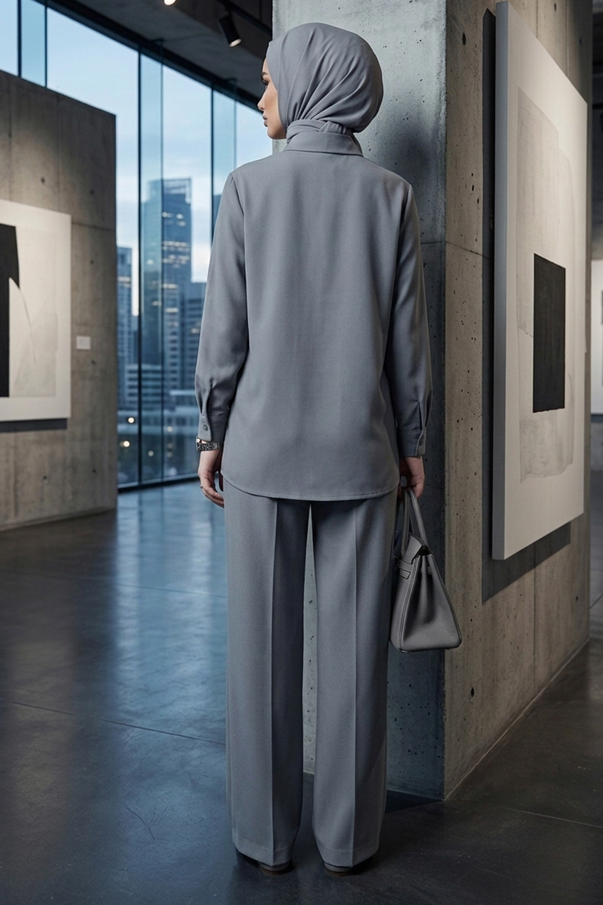 Kadın Gömlek Pantolon Takım