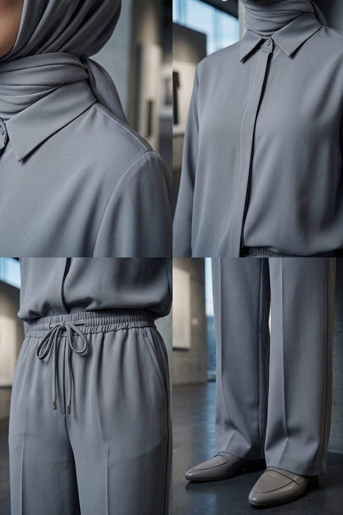 Kadın Gömlek Pantolon Takım