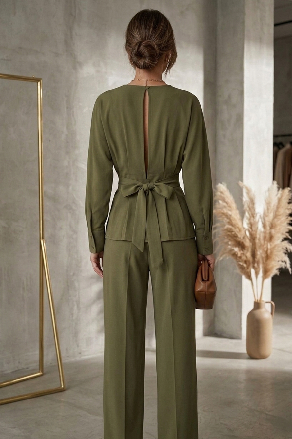 kadın bel drapeli ikili takım