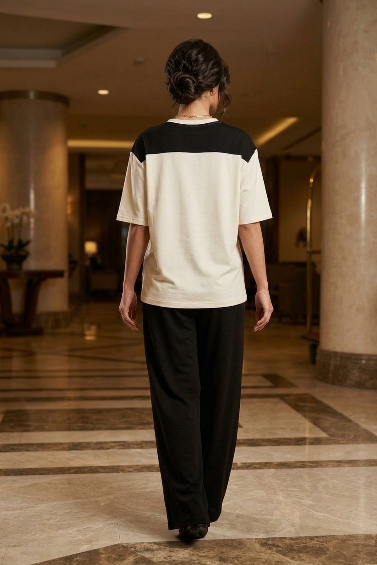 Kadın Bel Drapeli İkili Takım