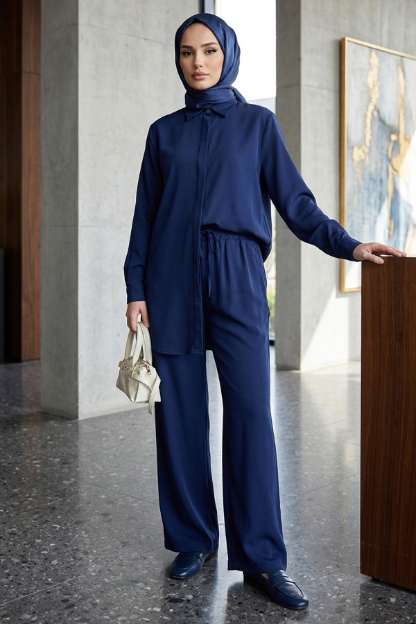 Kadın Gömlek Pantolon Takım