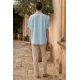 Kadın Kol Büzgülü Ön Düğmeli Gömlek