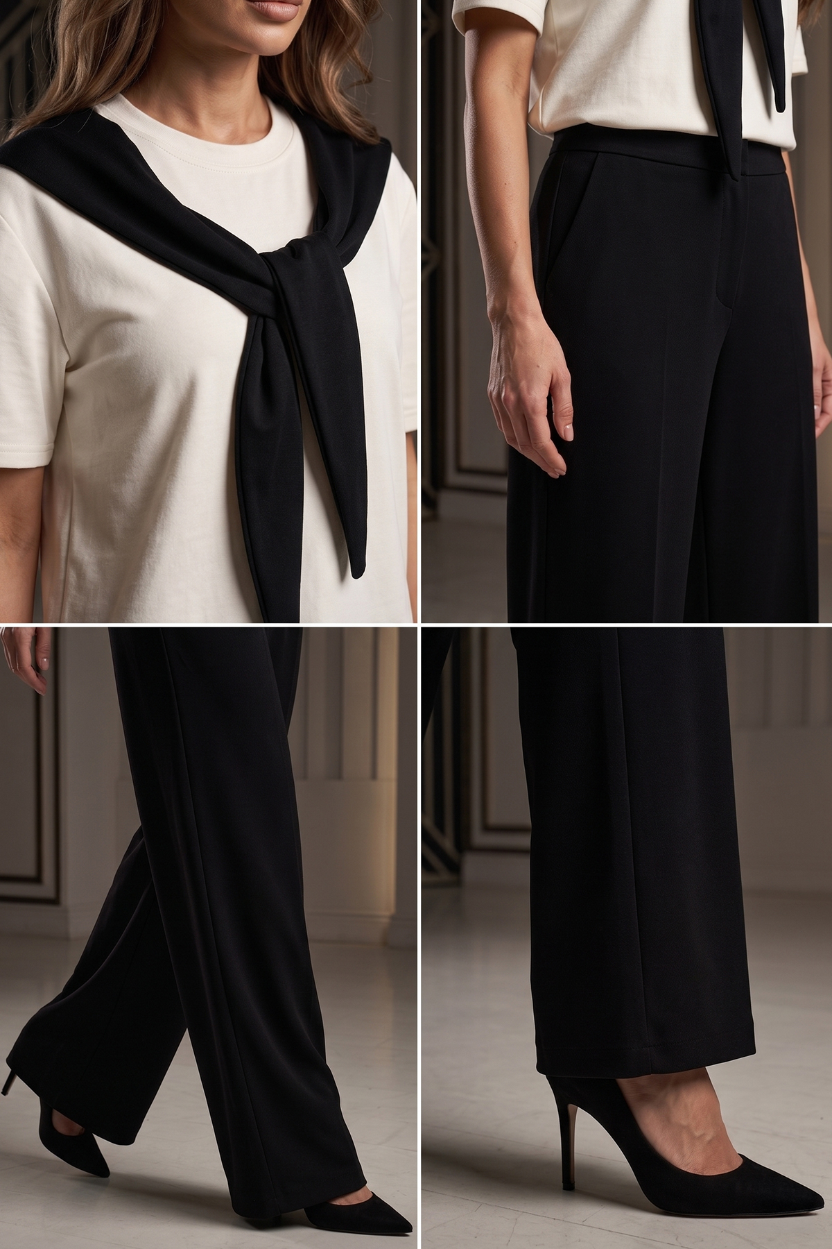 Kadın Bel Drapeli İkili Takım